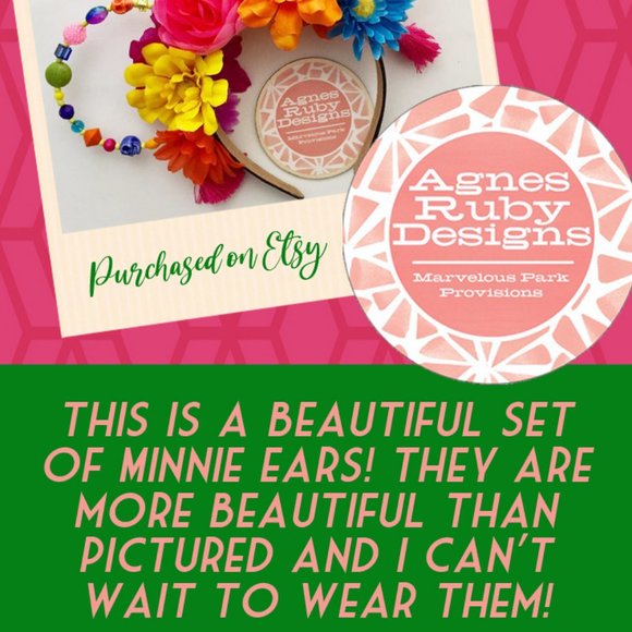 Lady Tremaine Lucifer Disney Villains Beaded Mouse Ears Fascinator Cinderella - Picture 5 of 7